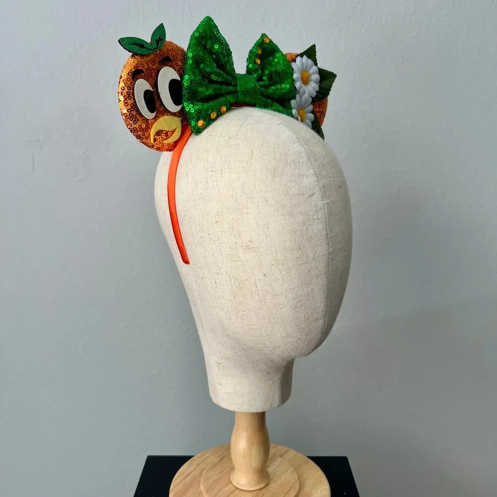 Orange Bird Minnie Ears | Walt Disney World-Inspired Mouse Headband - Picture 3 of 5